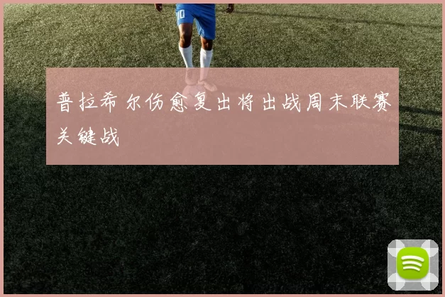 普拉希尔伤愈复出将出战周末联赛关键战